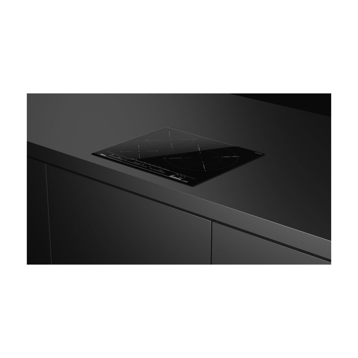 Placa de inducción Teka MestrePaeller IZC 63632 MPT BK, 3 zonas y zona XL de 32 cm