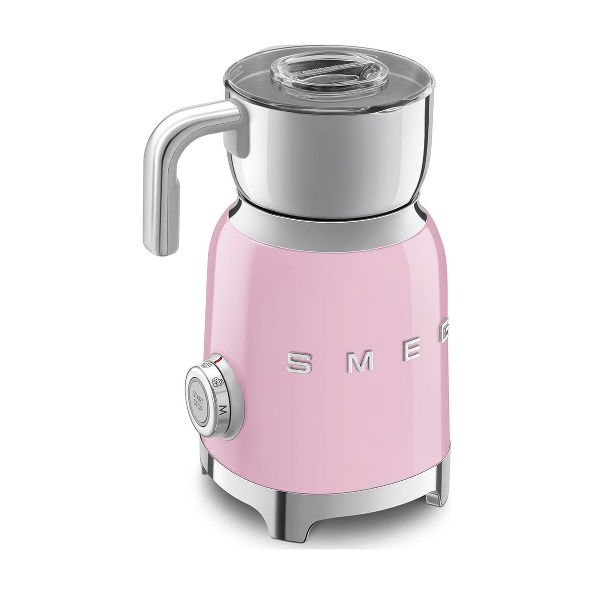 Espumador de leche Smeg MFF11PKEU por inducción, 6 programas, rosa