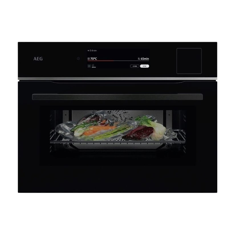 Horno de vapor AEG TP9SK821B de 45 l con SteamPro y Wi-Fi
