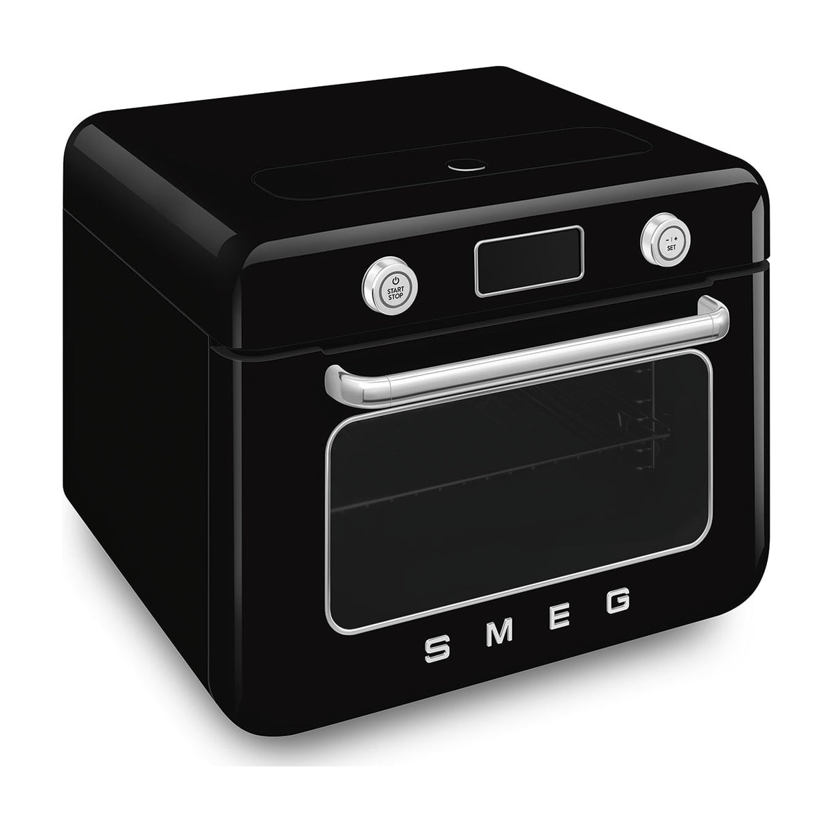 Horno de sobremesa Smeg COF01BLEU de vapor combinado, 30 l, negro