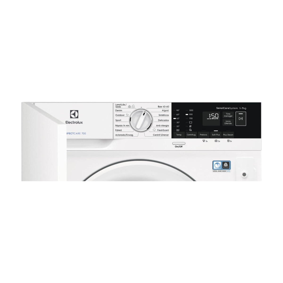 Lavadora integrable Electrolux EN7F4722AN de 7 kg y 1200 rpm