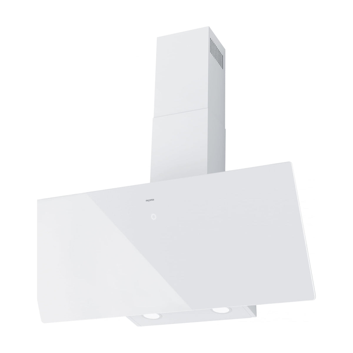 Campana decorativa Mepamsa Cuadro 90 Blanca, 580 m³/h y control táctil