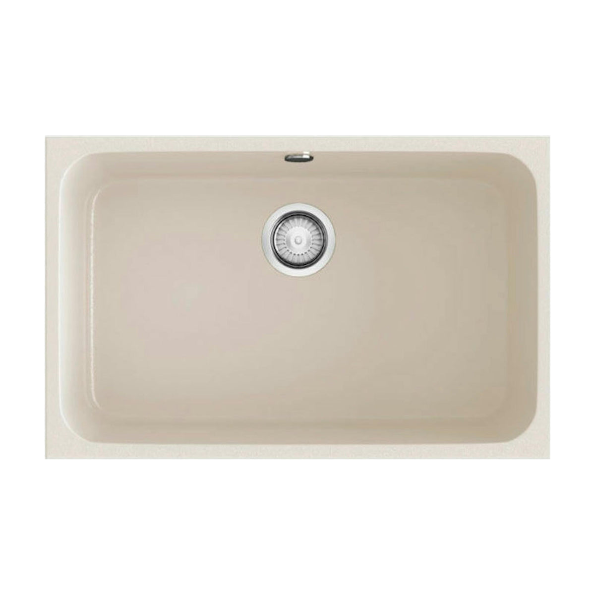 Fregadero de resina Poalgi Gandia 70 Roc Stone®, Pergamon brillo, 74 cm