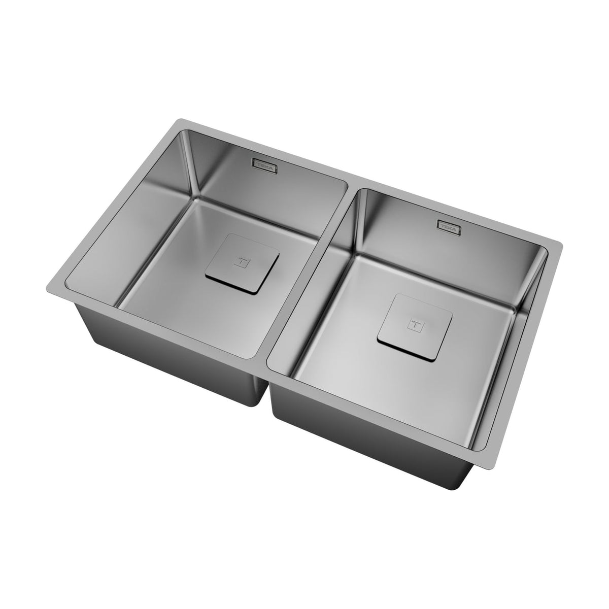 Fregadero Teka FlexLinea RS15 2C 740 de dos cubetas y triple instalación