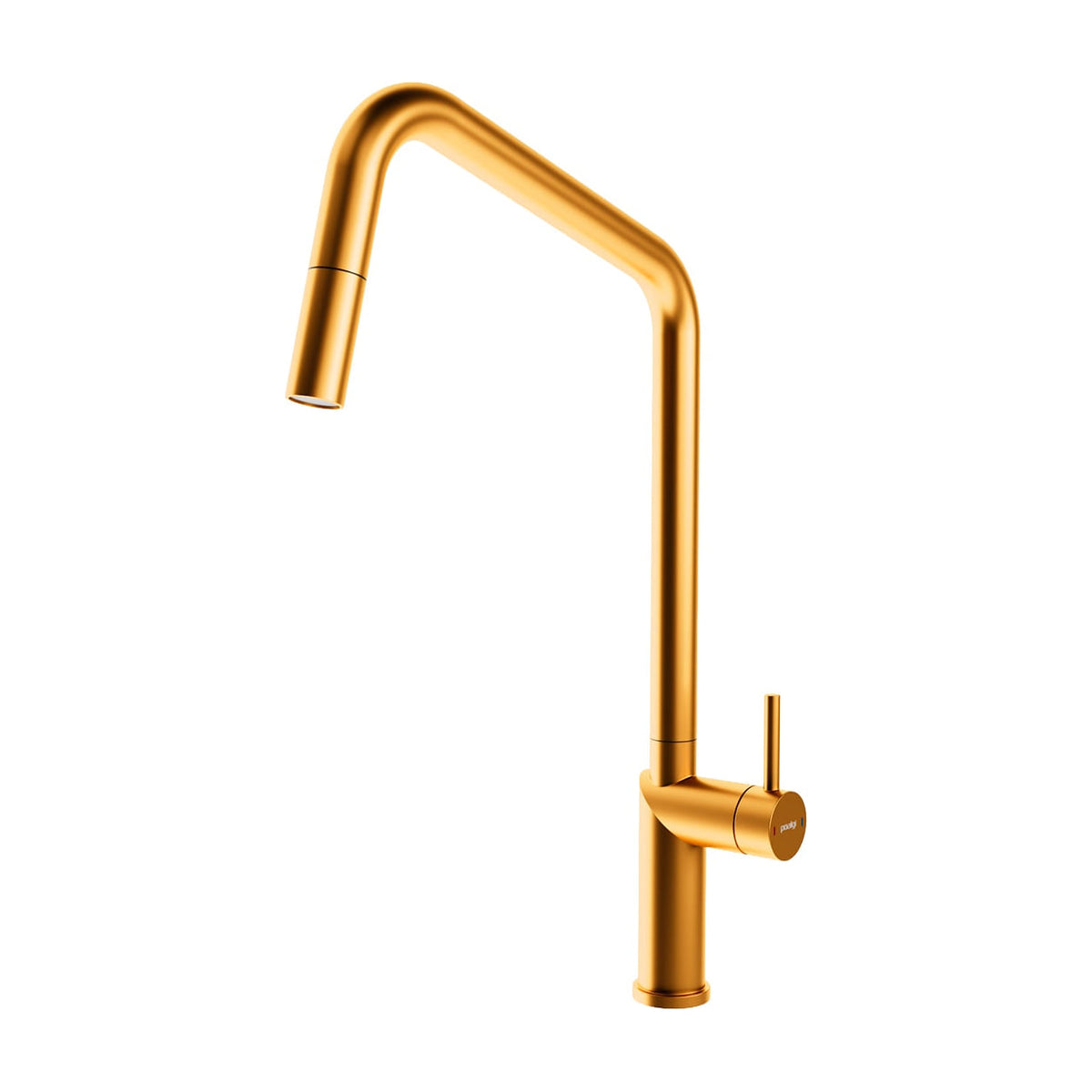 Grifo de cocina Poalgi POALGIC1/ROS con ducha extraíble, oro rosa