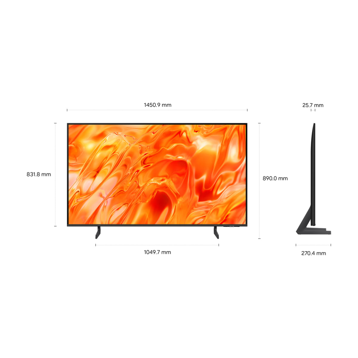 Televisor Samsung TQ65QN70HAUXXC de 65 pulgadas, Neo QLED Mini LED y 4K UHD