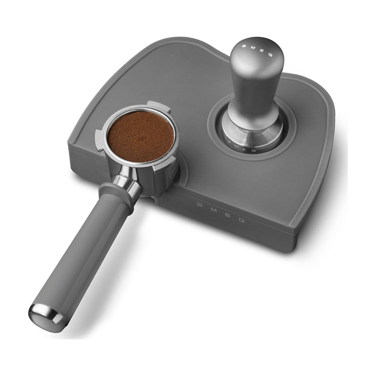 Tamper para café Smeg ECTS01 de 51 mm con alfombrilla de silicona