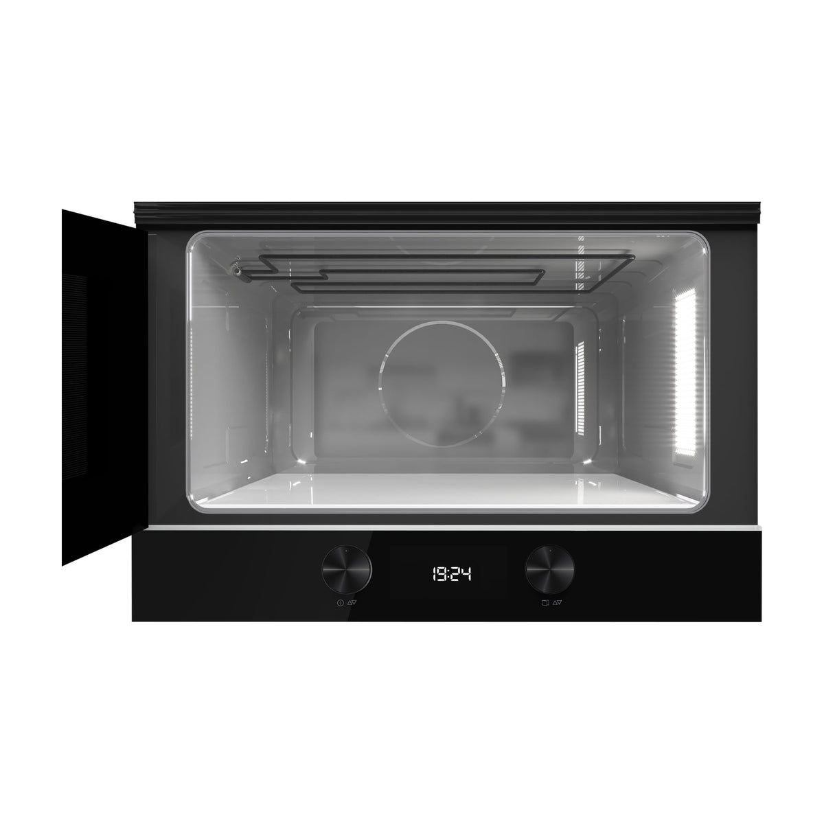 Microondas integrable Teka ML 8220 BIS L FBK, base cerámica y grill de 1200 W