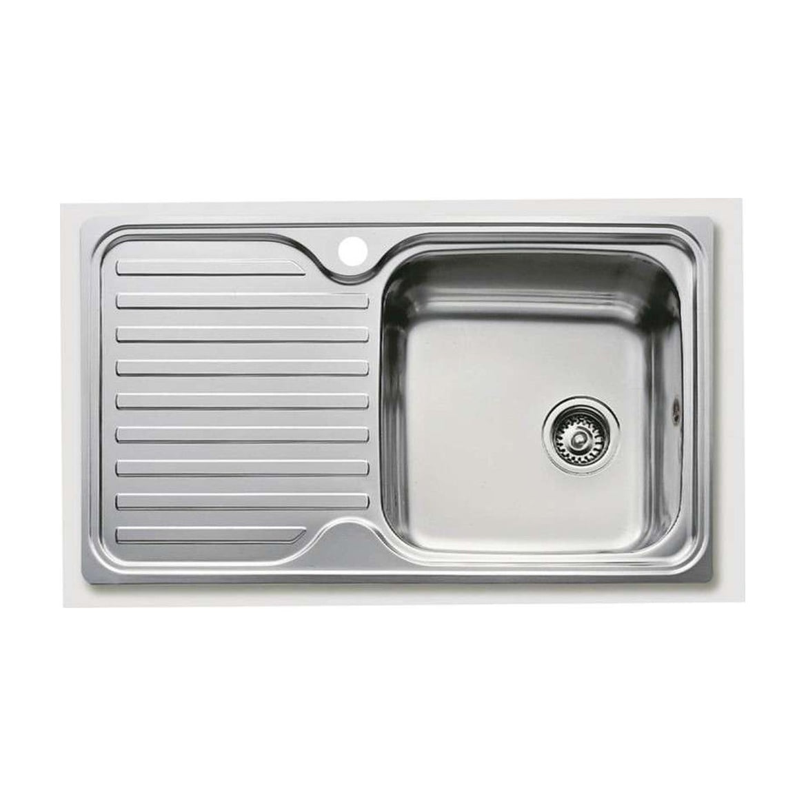 Fregadero Teka Classic 1C 1E de acero inoxidable con escurridor izquierdo