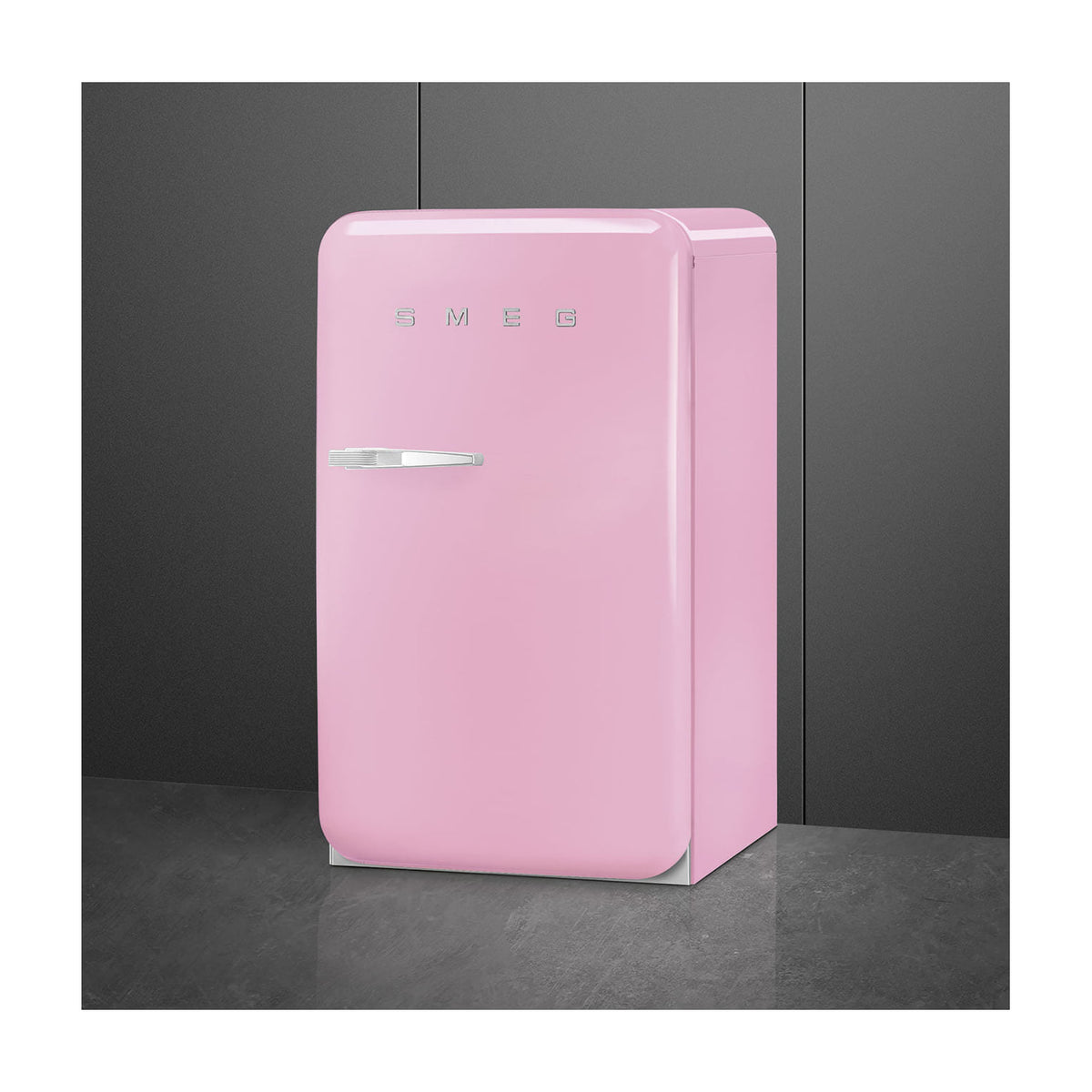 Frigorífico de una puerta Smeg FAB10RPK6 rosa, 122 l y clase D