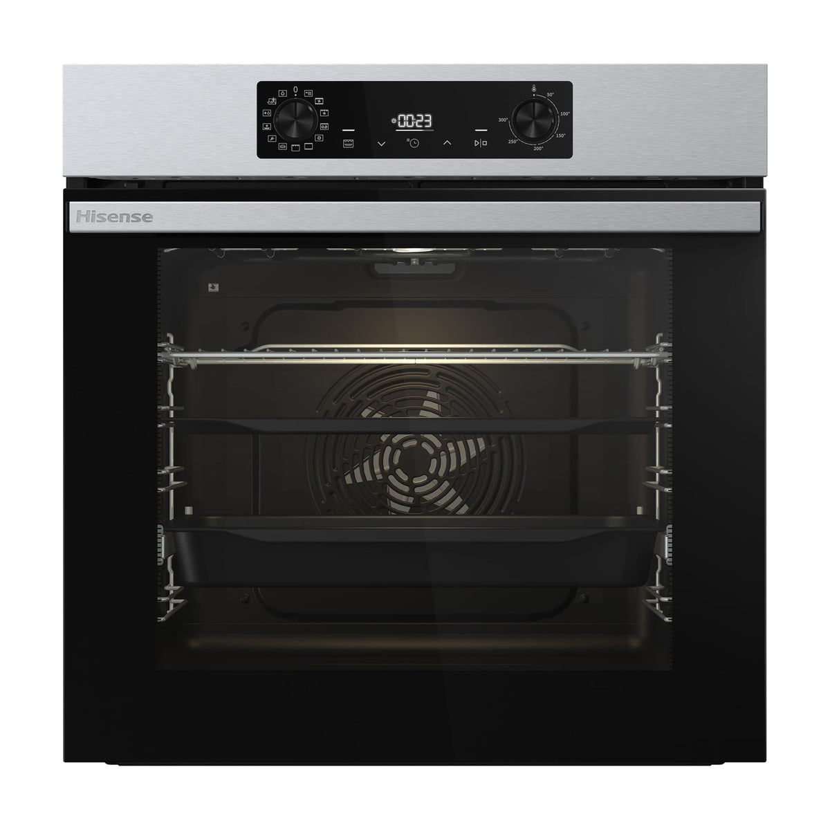 Horno multifunción Hisense BI64223EPX pirolítico de 78 l, inox