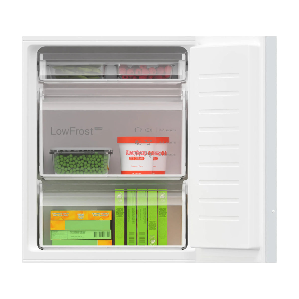 Frigorífico combi integrable Bosch KIV86VSE0, 267 l, LowFrost