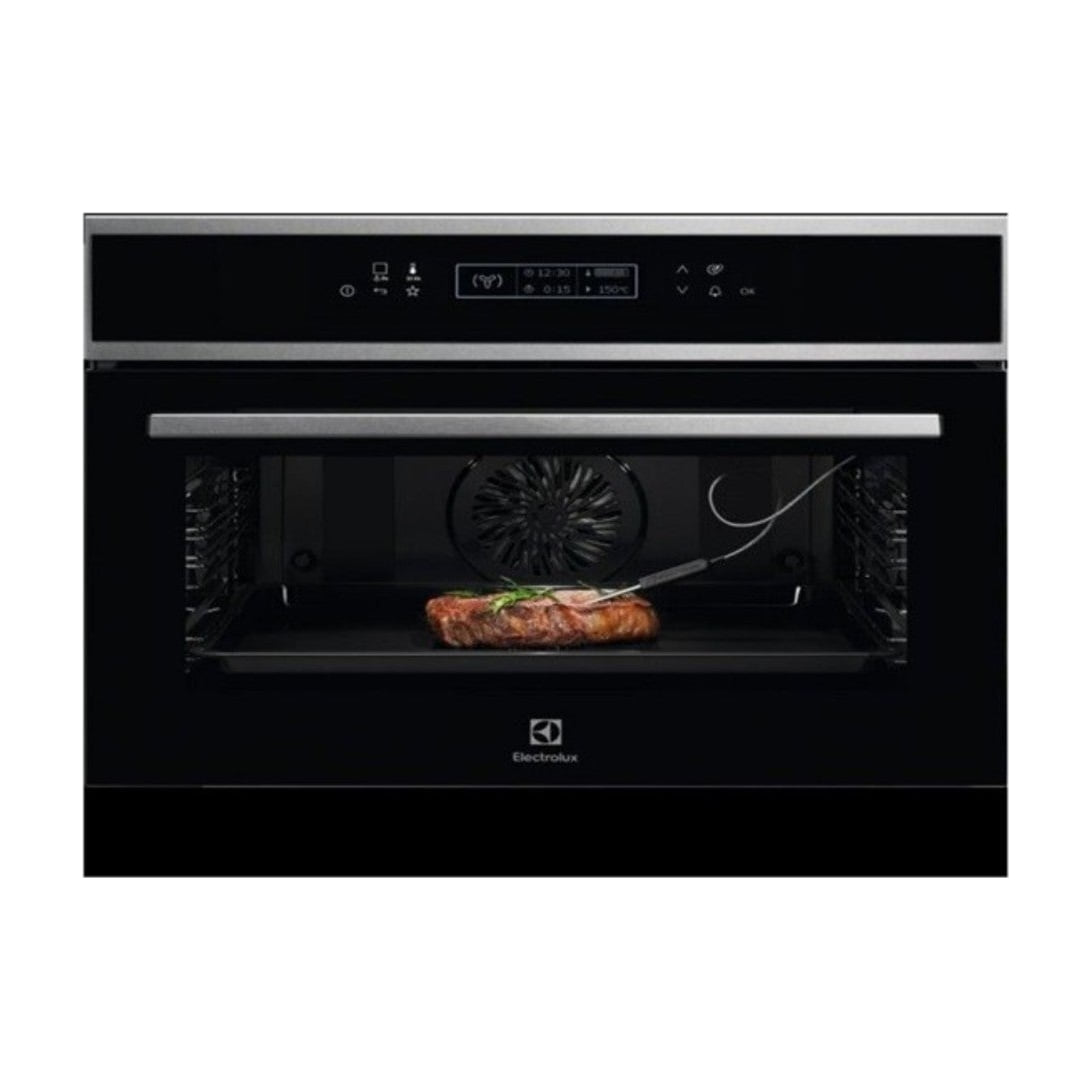 Horno compacto Electrolux EVE8P21X pirolítico de 43 l con sonda térmica