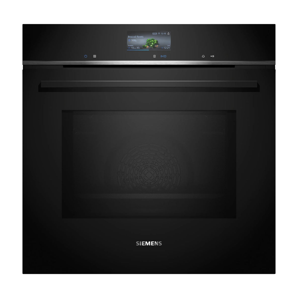 Horno con microondas Siemens HM736GAB1, 67 l, negro