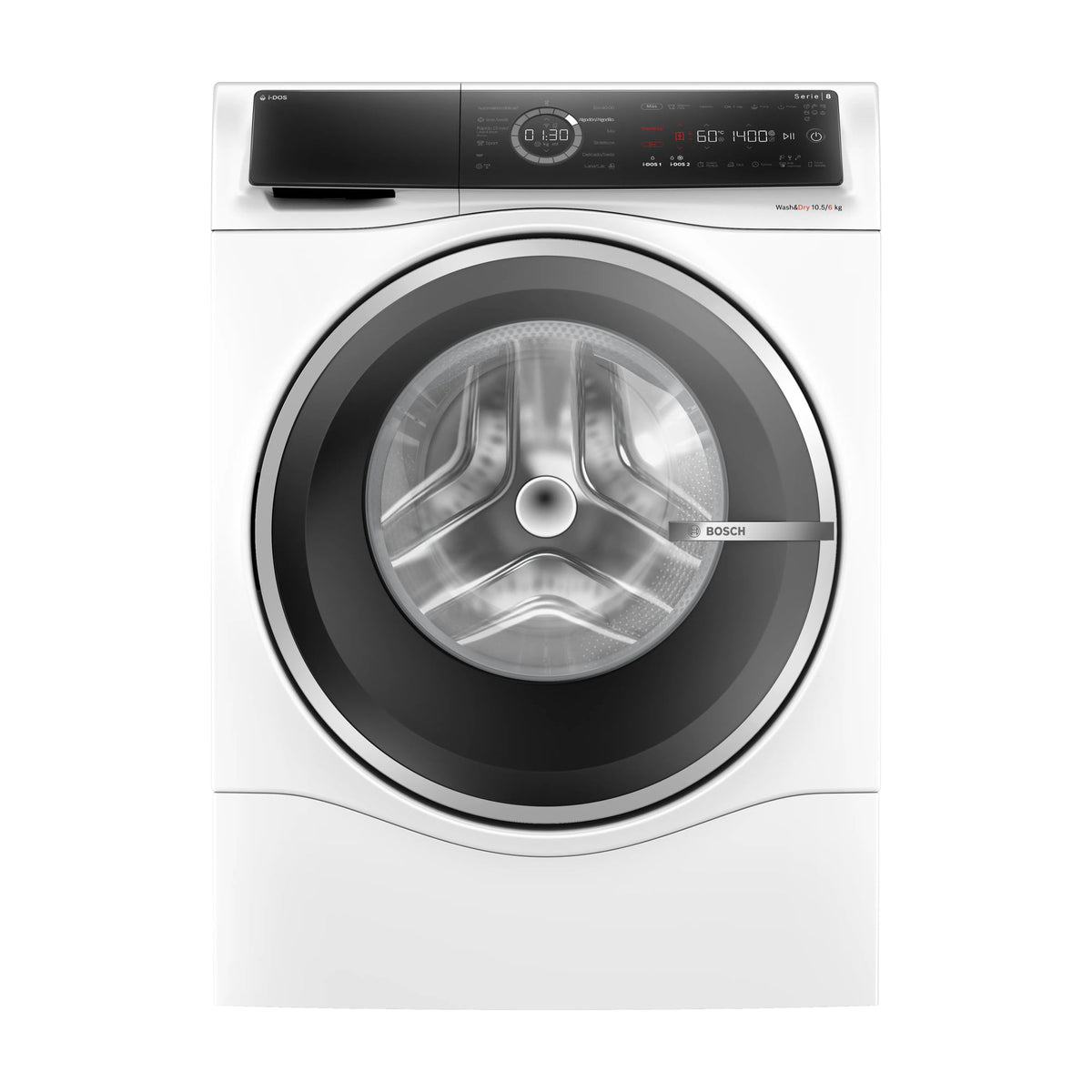 Lavasecadora Bosch WNC254A0ES de 10,5/6 kg con i-DOS y Home Connect