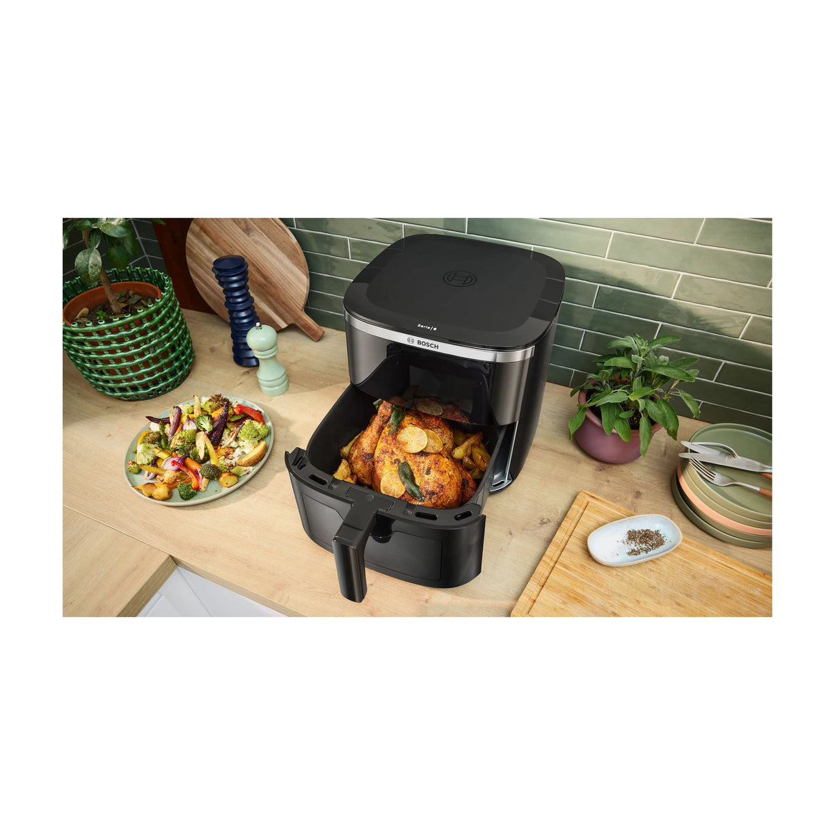 Freidora de aire Bosch MAF671B1 de 7,2 l y 1800 W