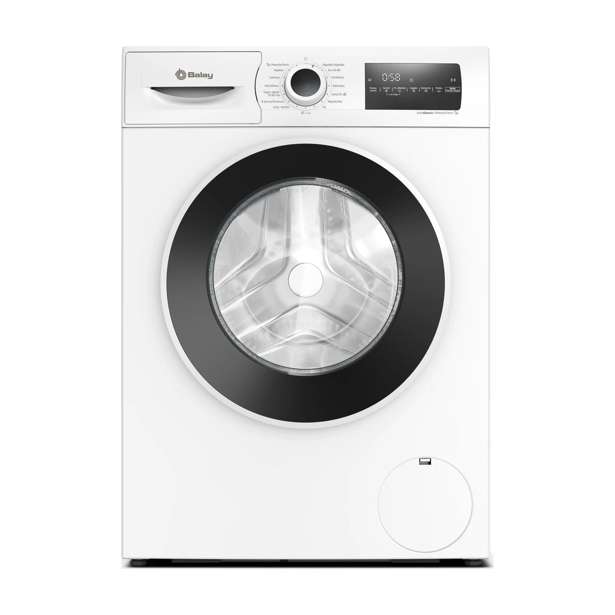 Lavadora Balay 3TS382B de carga frontal, 8 kg y 1200 rpm