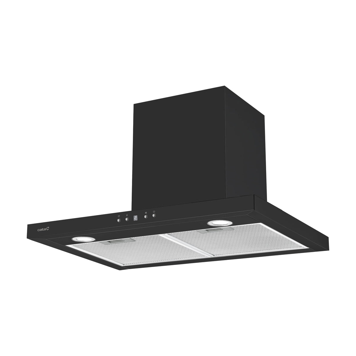 Campana decorativa CATA S PRO 7000 BK, 70 cm, negra