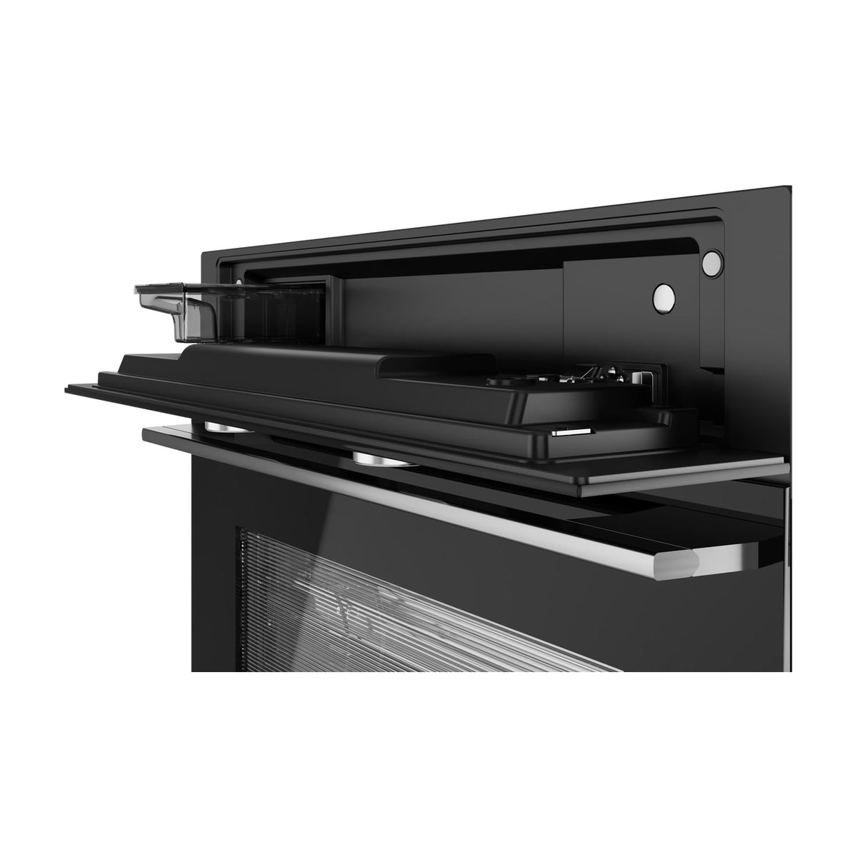 Horno de vapor compacto Teka HLC 8470 SC BK, 44 l, cristal negro