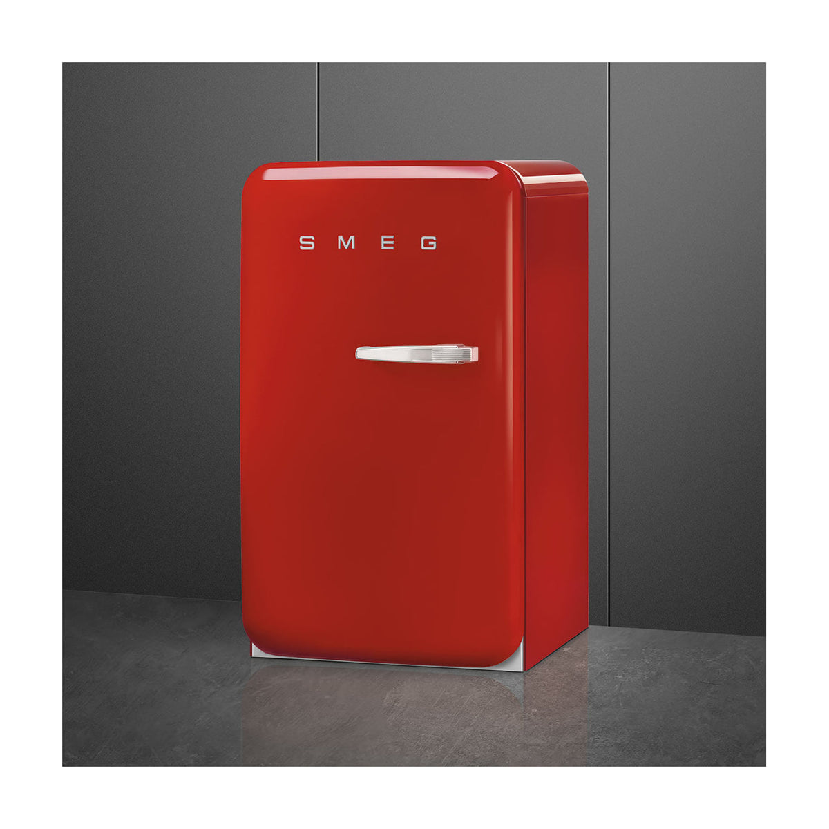 Frigorífico de una puerta Smeg FAB10LRD6 rojo, 122 l y clase D