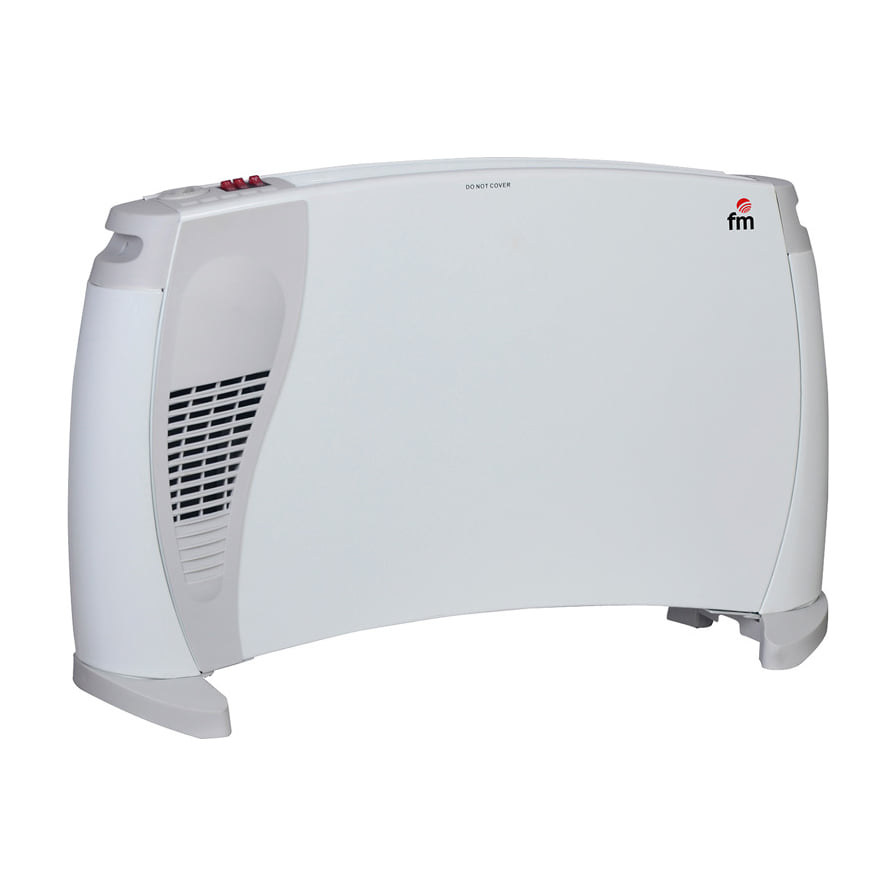 Convector eléctrico FM Calefacción RC-1101 Turbo, 2000 W y 3 potencias