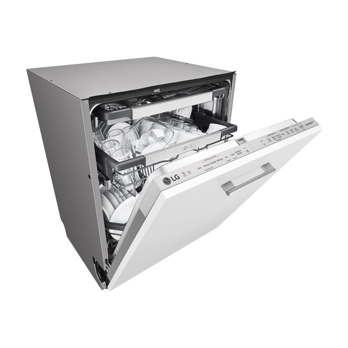 Lavavajillas integrable LG DB325TXS de 14 cubiertos con Wi-Fi y TrueSteam