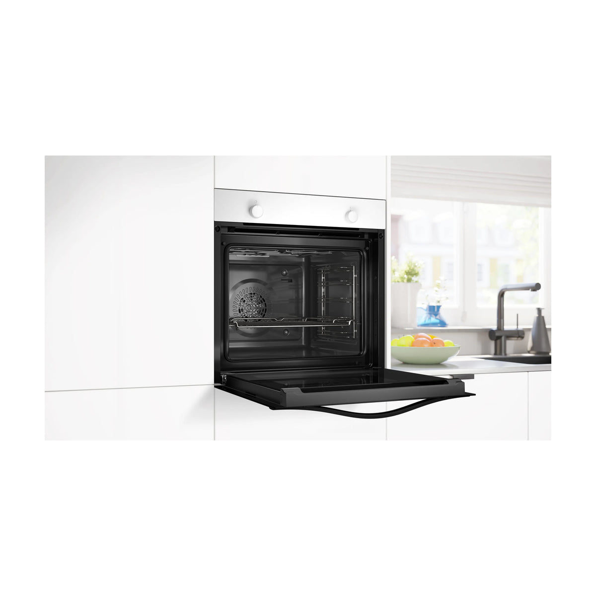 Horno multifunción Balay 3HB5000B3 de 71 l, cristal blanco