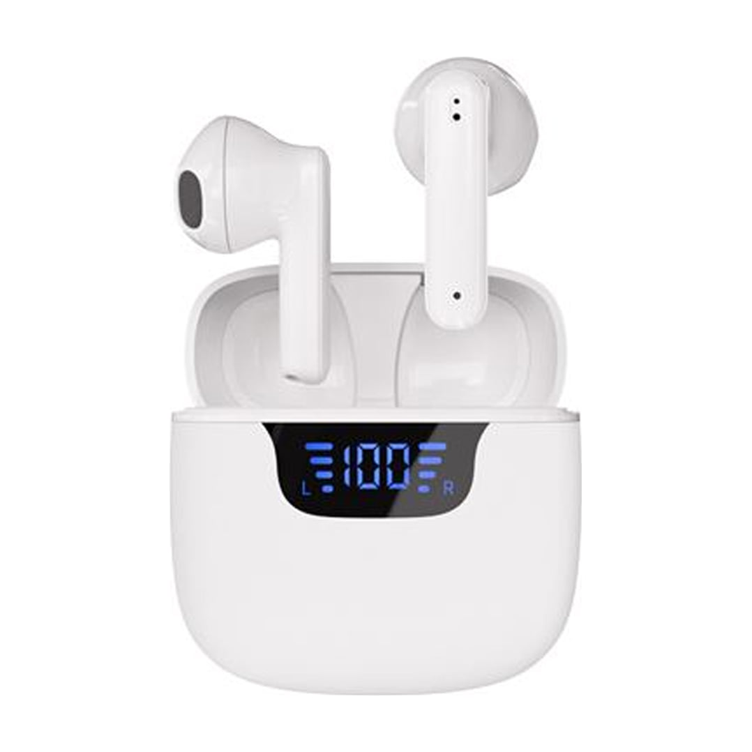 Auriculares Vivanco Union Pair W True Wireless, Bluetooth 5.3 y estuche con pantalla LED