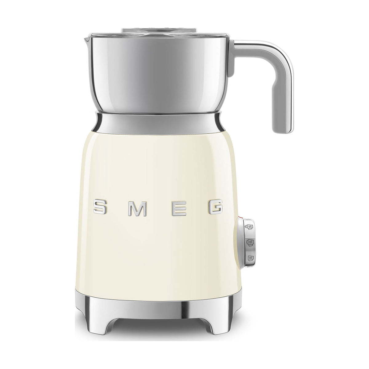 Espumador de leche Smeg MFF11CREU por inducción, 500 W, crema