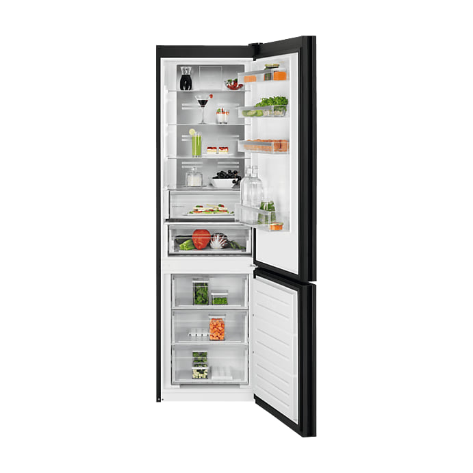 Frigorífico combi AEG ORC8M361EE Total No Frost, cristal negro