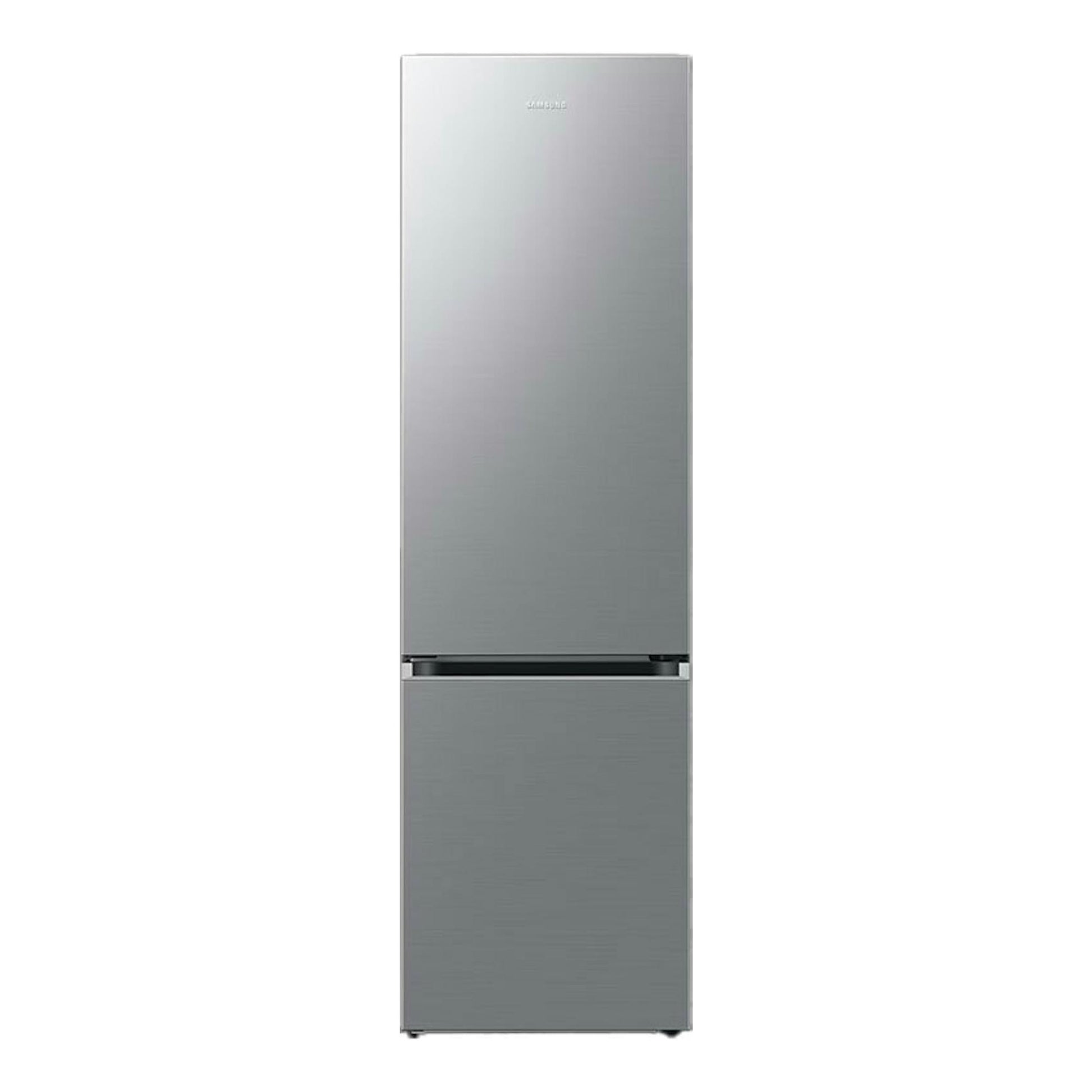 Frigorífico combi Samsung RB38C607AS9/EF, vista frontal, acabado plata.