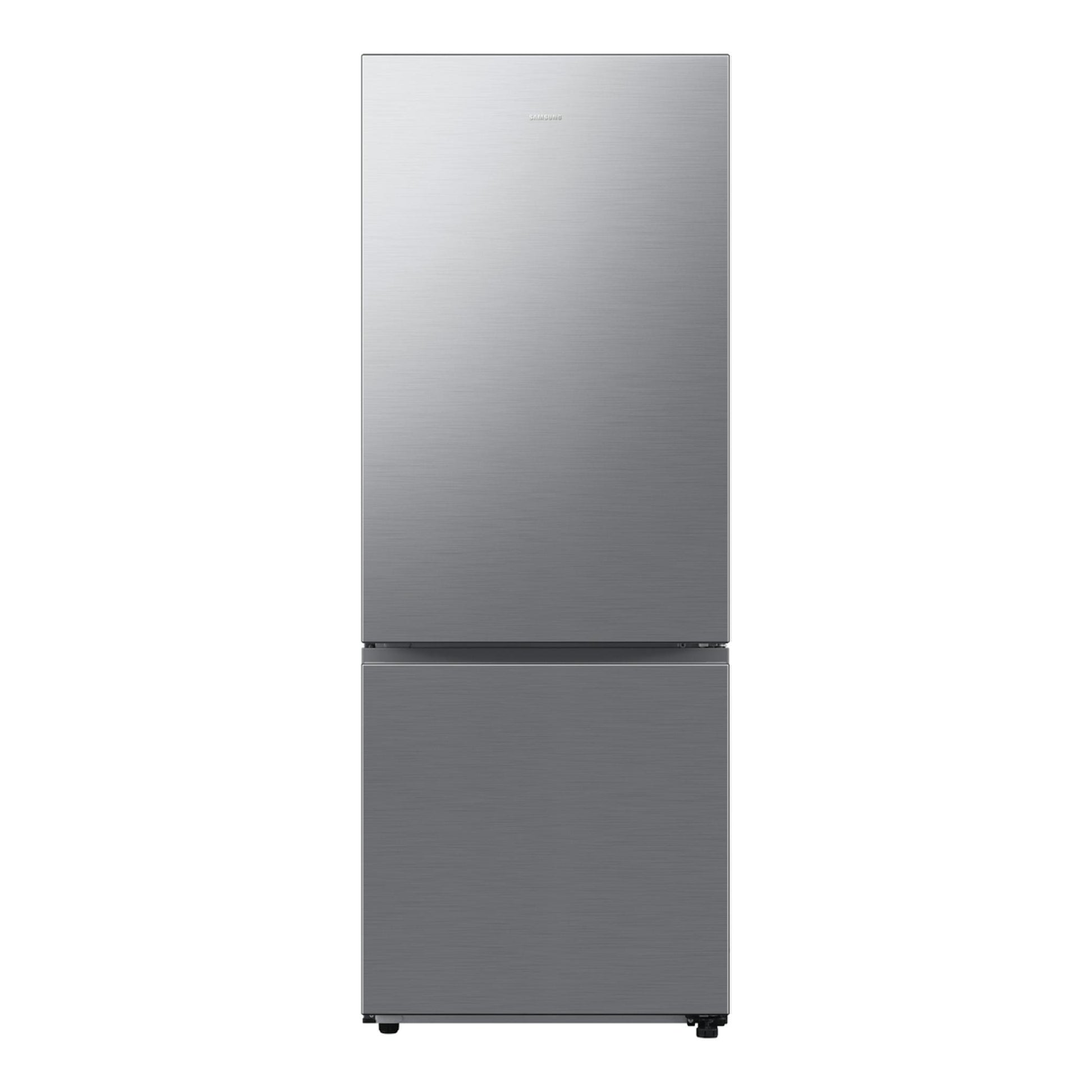 Frigorífico combi Samsung RB53DG703ES9/EF en inox, vista frontal, dos puertas.