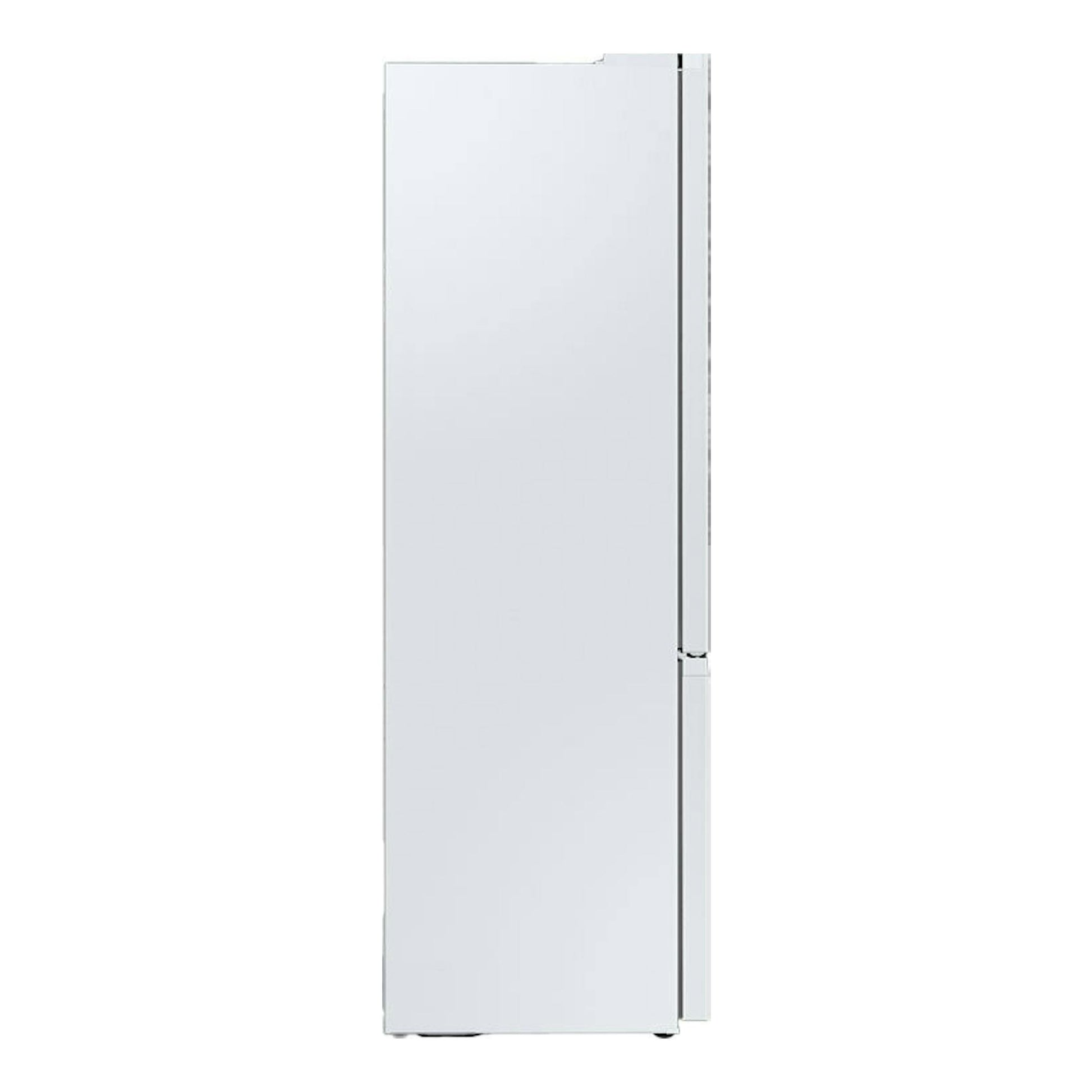 Frigorífico combi Samsung RB38C605DWW/EF blanco, vista frontal con ligero ángulo lateral.