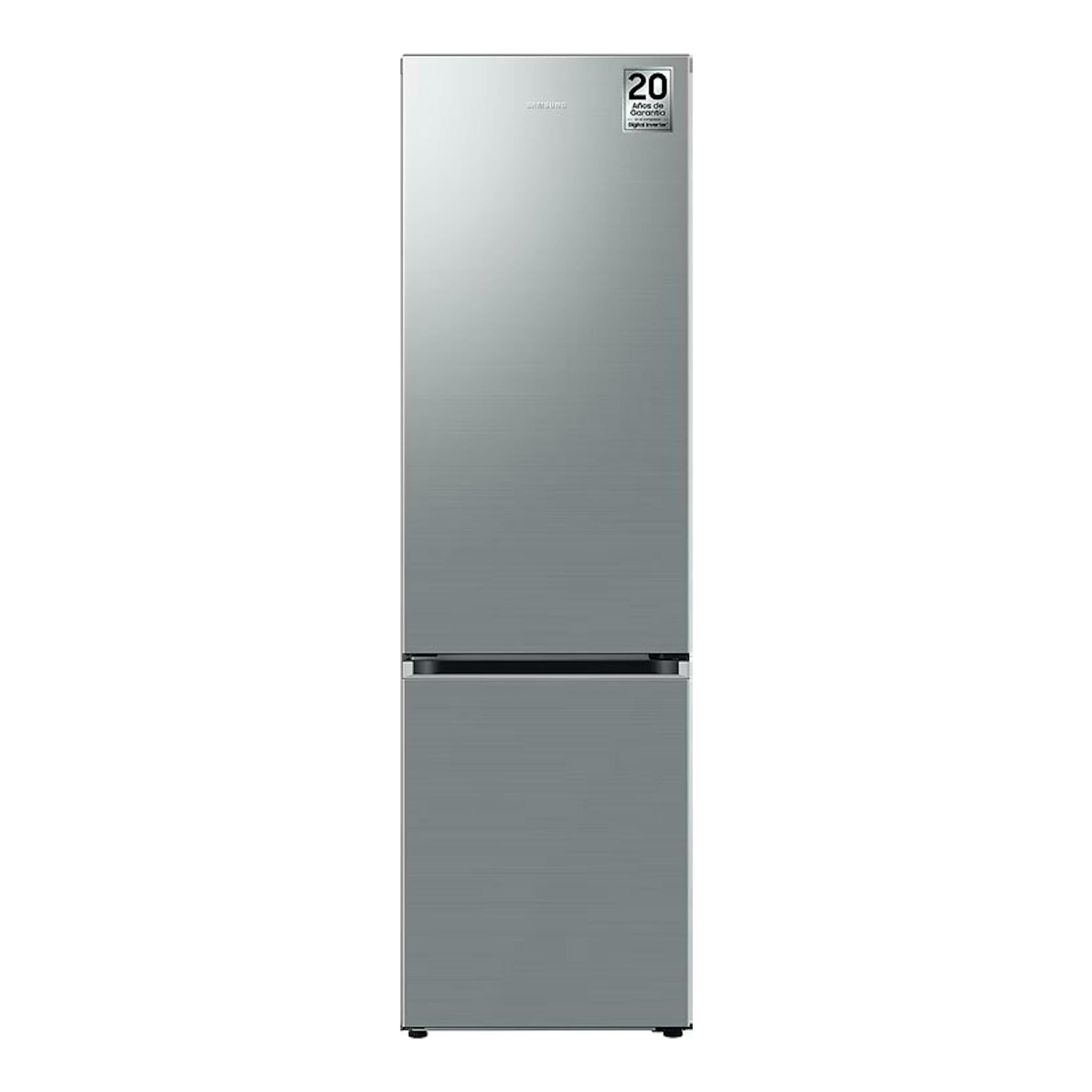 Frigorífico combi Samsung RB38C603CS9/EF inox, vista frontal.