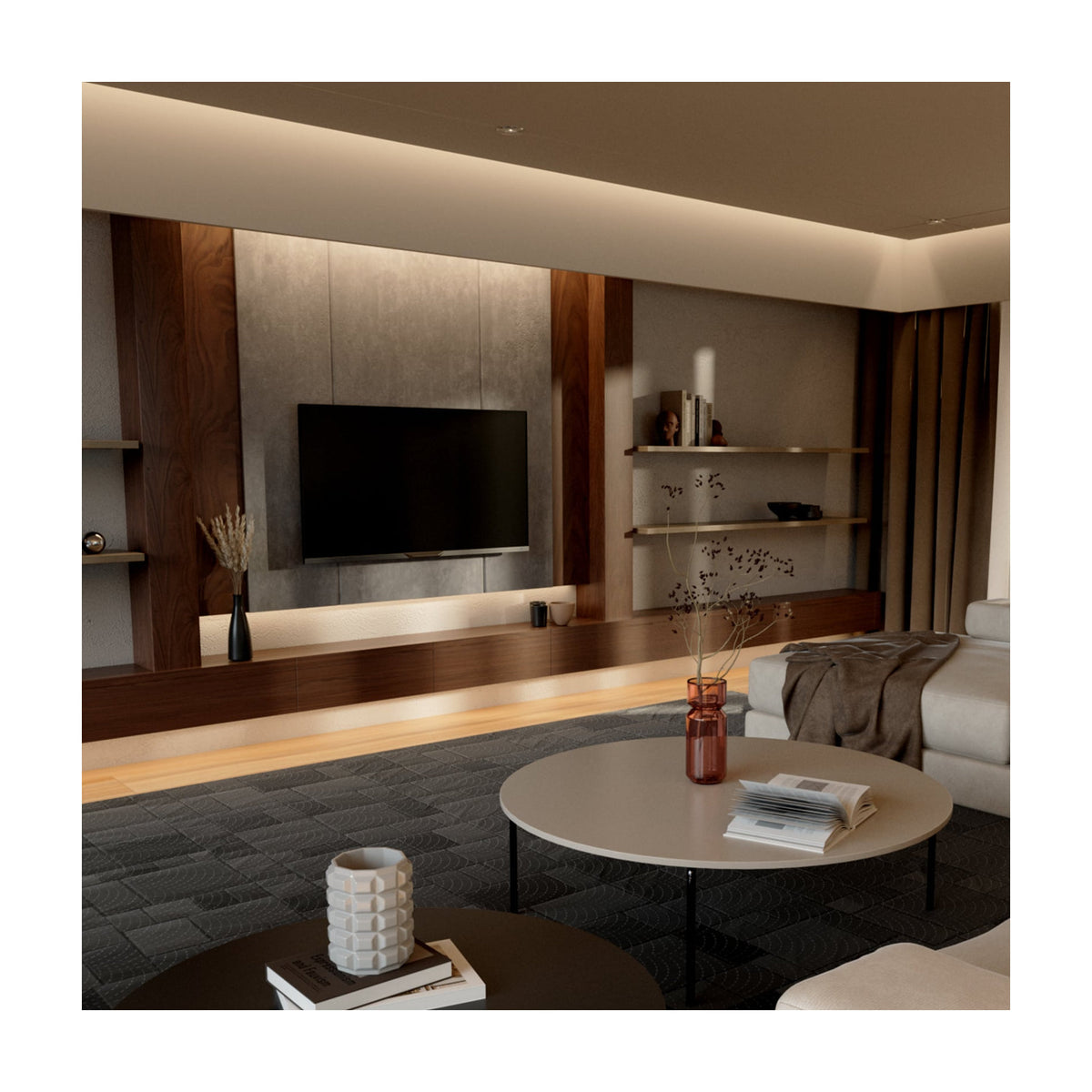 Soporte de TV inclinable Vivanco VVTVTIL65INCH50KG, hasta 65 pulgadas y 50 kg