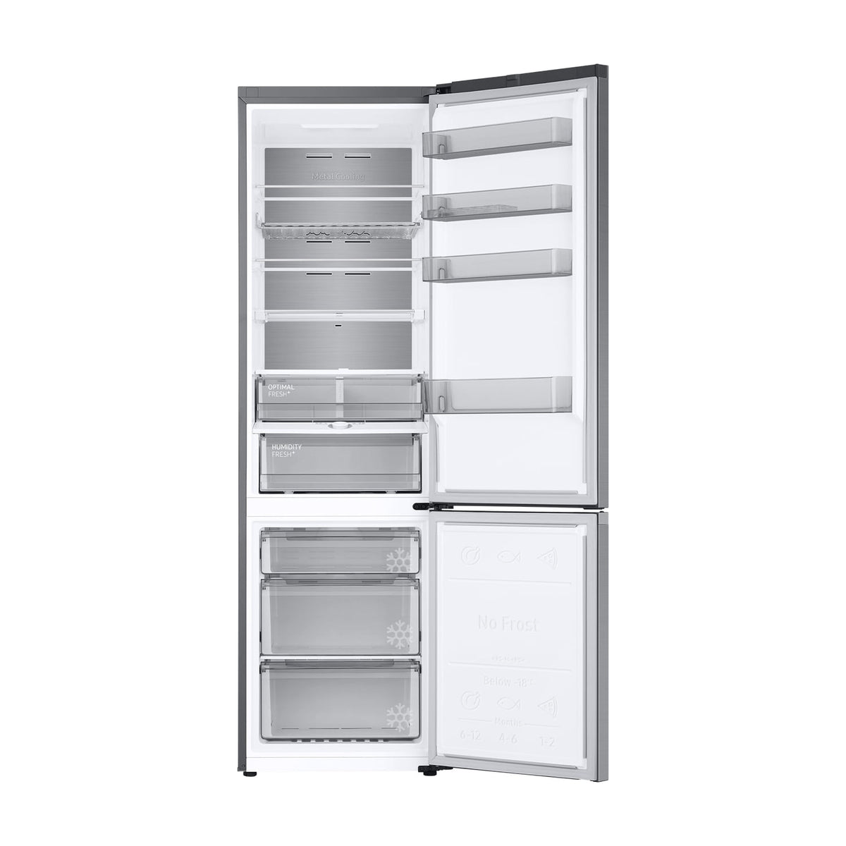 Frigorífico combi Samsung RB38C776CS9/EF de 390 l, No Frost