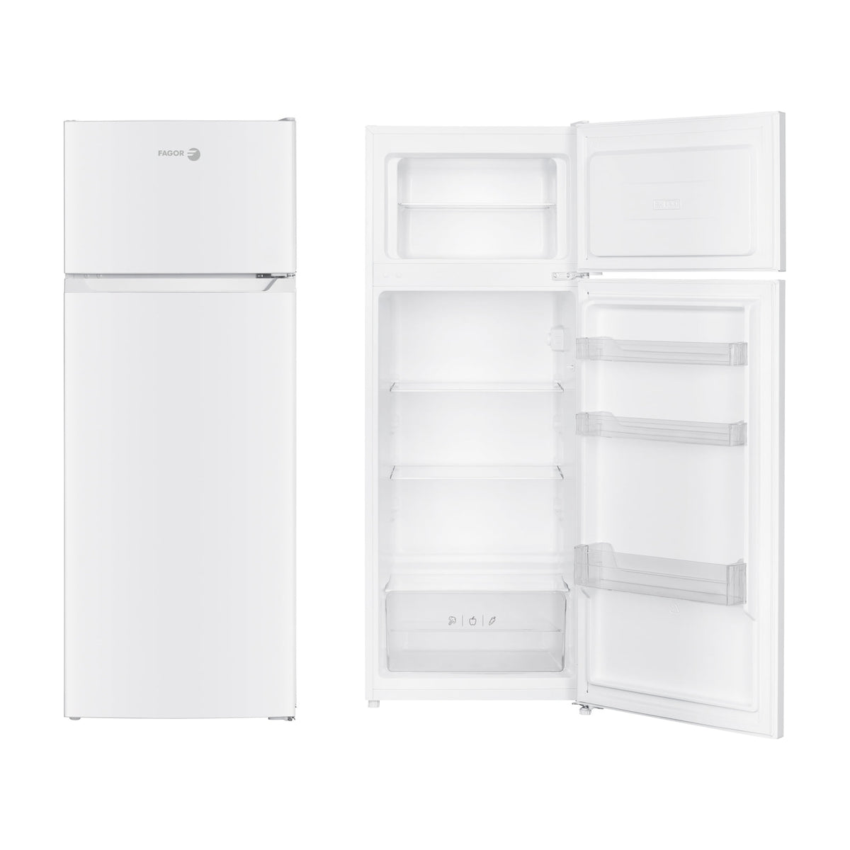 Frigorífico de dos puertas Fagor 3FFJ-1437 de 206 l, clase E