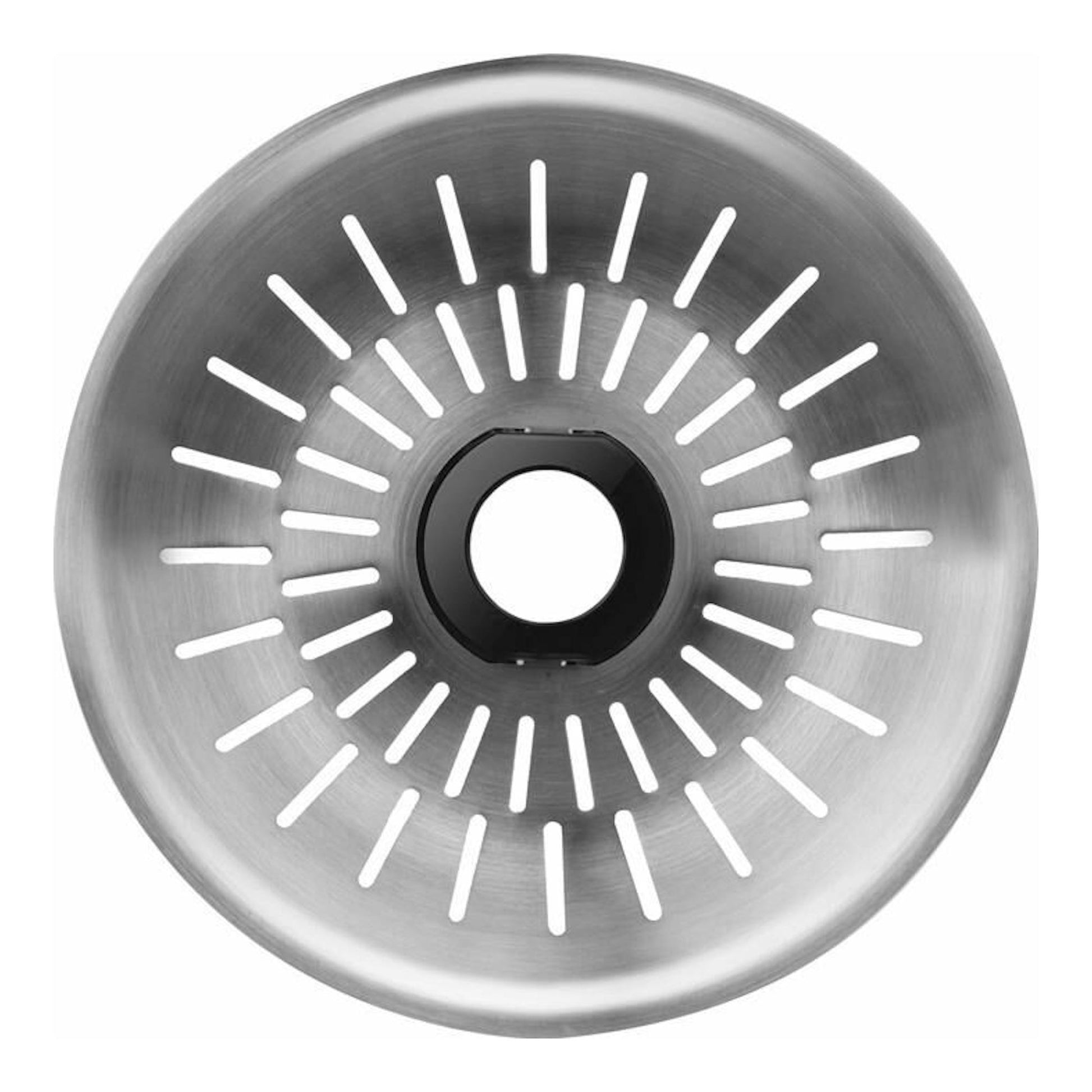 Taurus Easy Press 600, vista superior de pieza circular metálica con ranuras y centro negro.