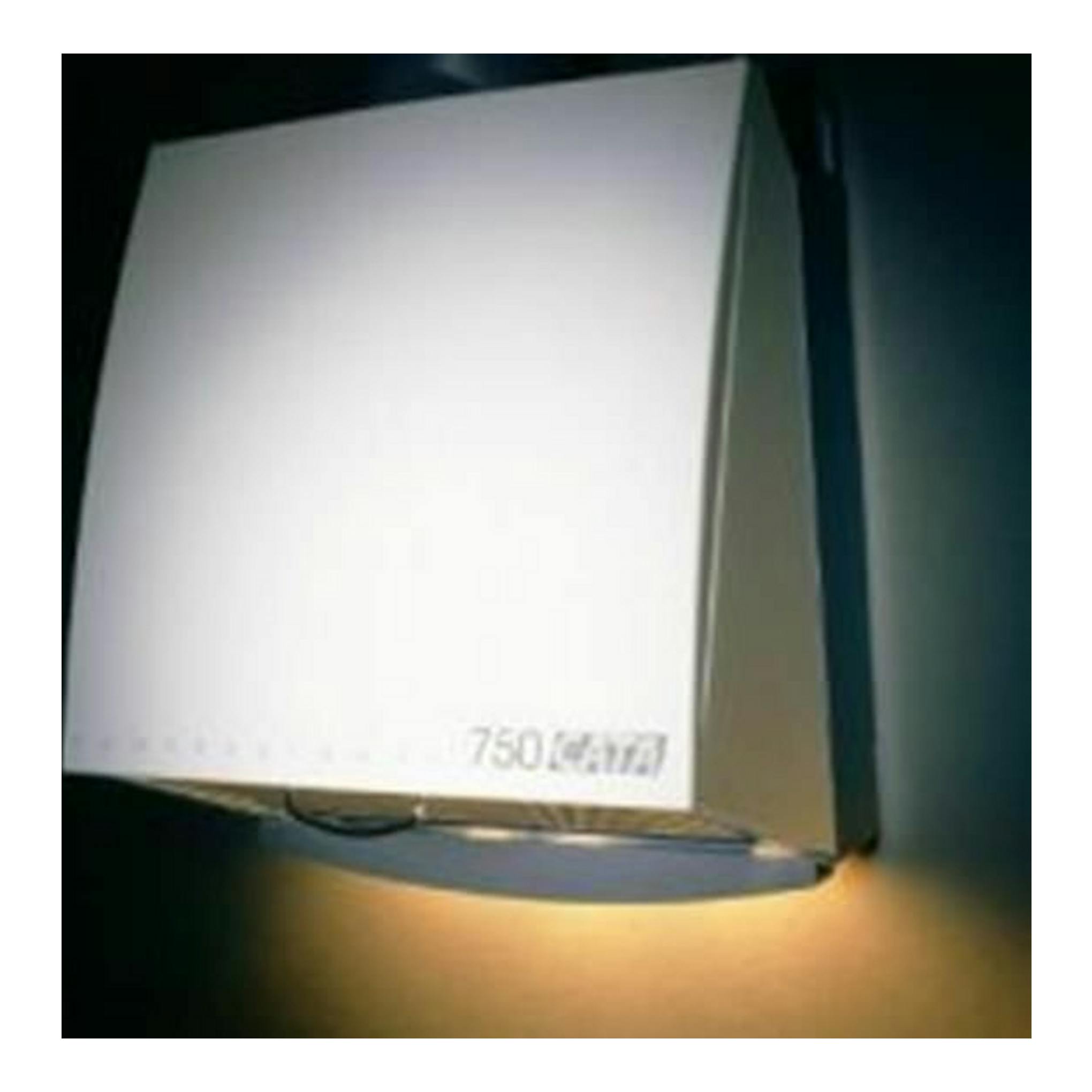 Extractor de cocina integrable Cata 750 blanco, vista frontal ligeramente inclinada.