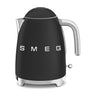 Hervidor de agua Smeg KLF03BLMEU de 1,7 litros, negro mate