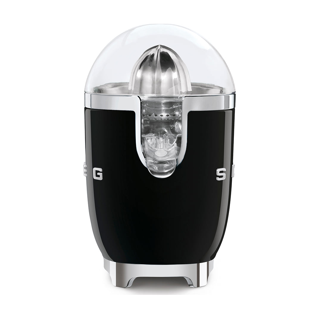 Exprimidor Smeg CJF01BLEU de 70 W con sistema antigoteo, negro