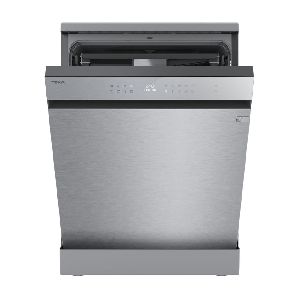Lavavajillas Teka DFS 464CX inox, 14 cubiertos y secado con apertura automática