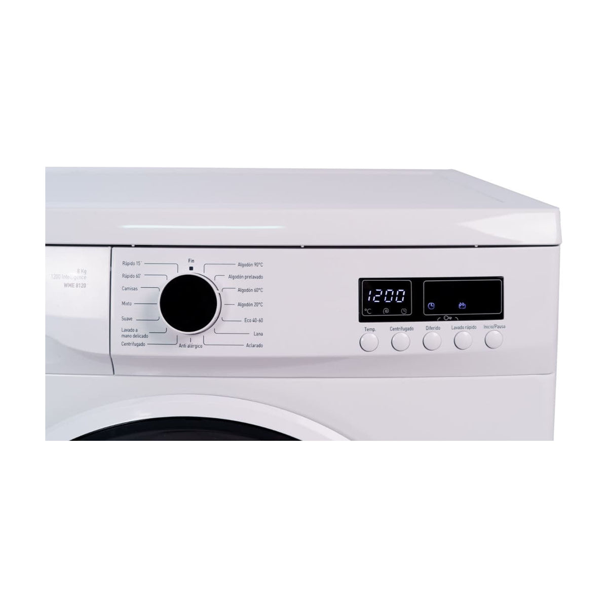 Lavadora Exquisit WME 8120 Intelligence de 8 kg y 1200 rpm