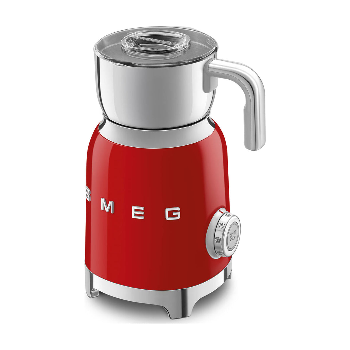 Espumador de leche Smeg MFF11RDEU por inducción, 500 W, rojo