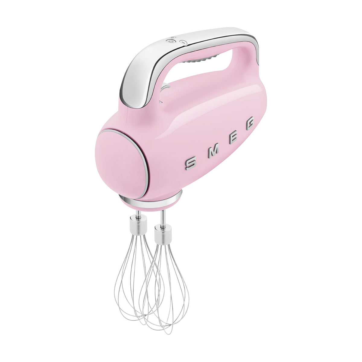 Batidora de varillas Smeg HMF01PKEU rosa, 250 W y 9 velocidades