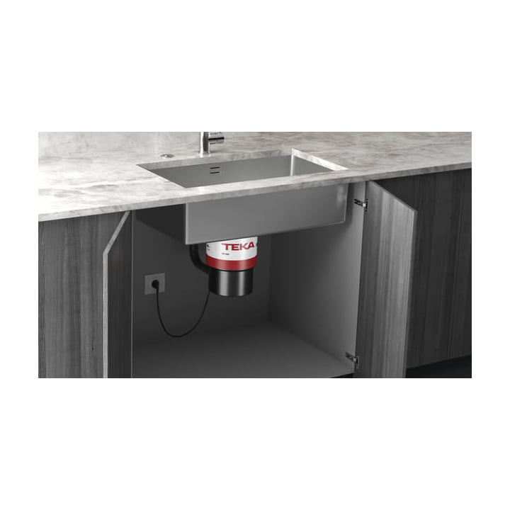 Triturador para fregadero Teka TR 550 de 380 W con interruptor neumático