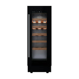 Vinoteca Teka Sommelier RVU 10020 GBK de 20 botellas, cristal negro