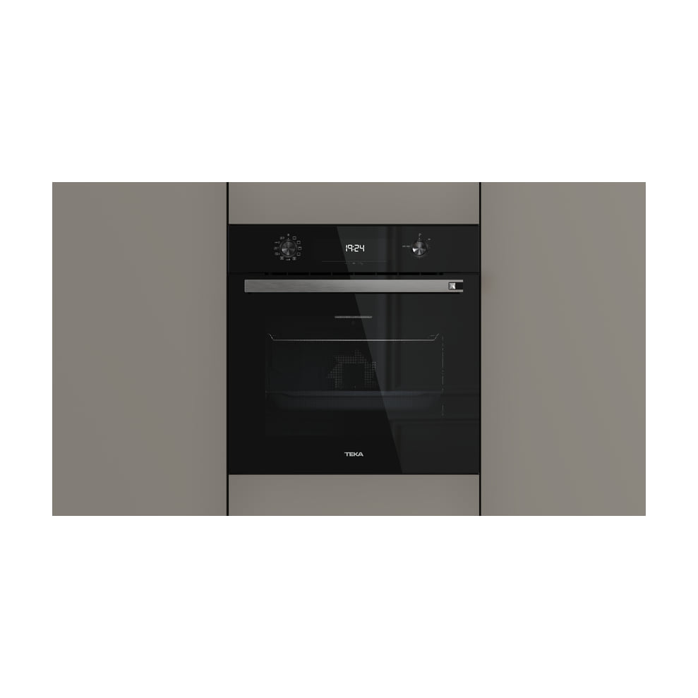 Horno Teka NEO HSB 7360 P FBK pirolítico, 70 l útiles y cristal negro