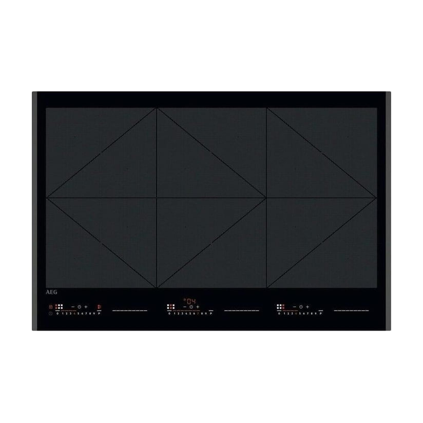 Placa de inducción AEG TR84IT00FB TotalFlex, 6 zonas y 80 cm