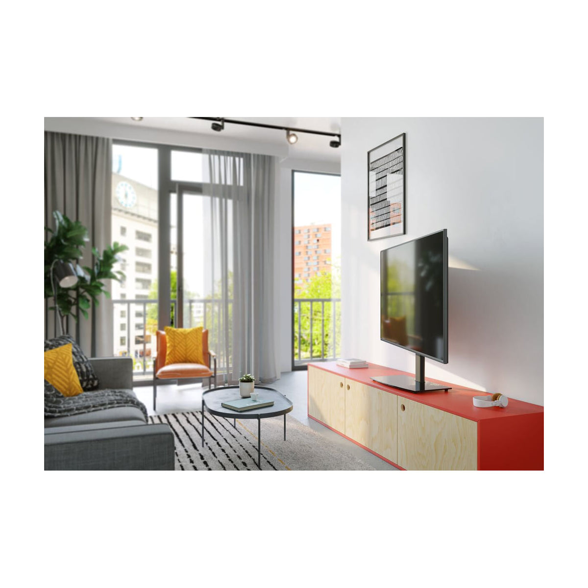 Soporte de sobremesa para TV Vogel's MS3085, 32-65 pulgadas y giro de 50°